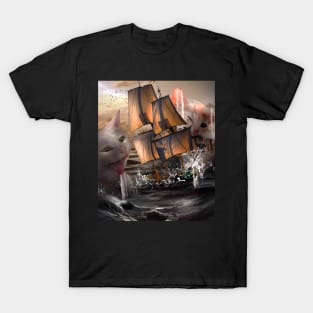 Cat Kraken Krakitten T-Shirt